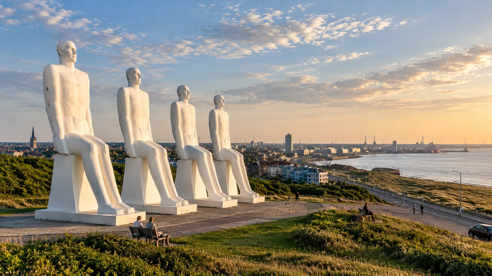 Lokalt byfoto til guiden om parkeringskontrol i Esbjerg