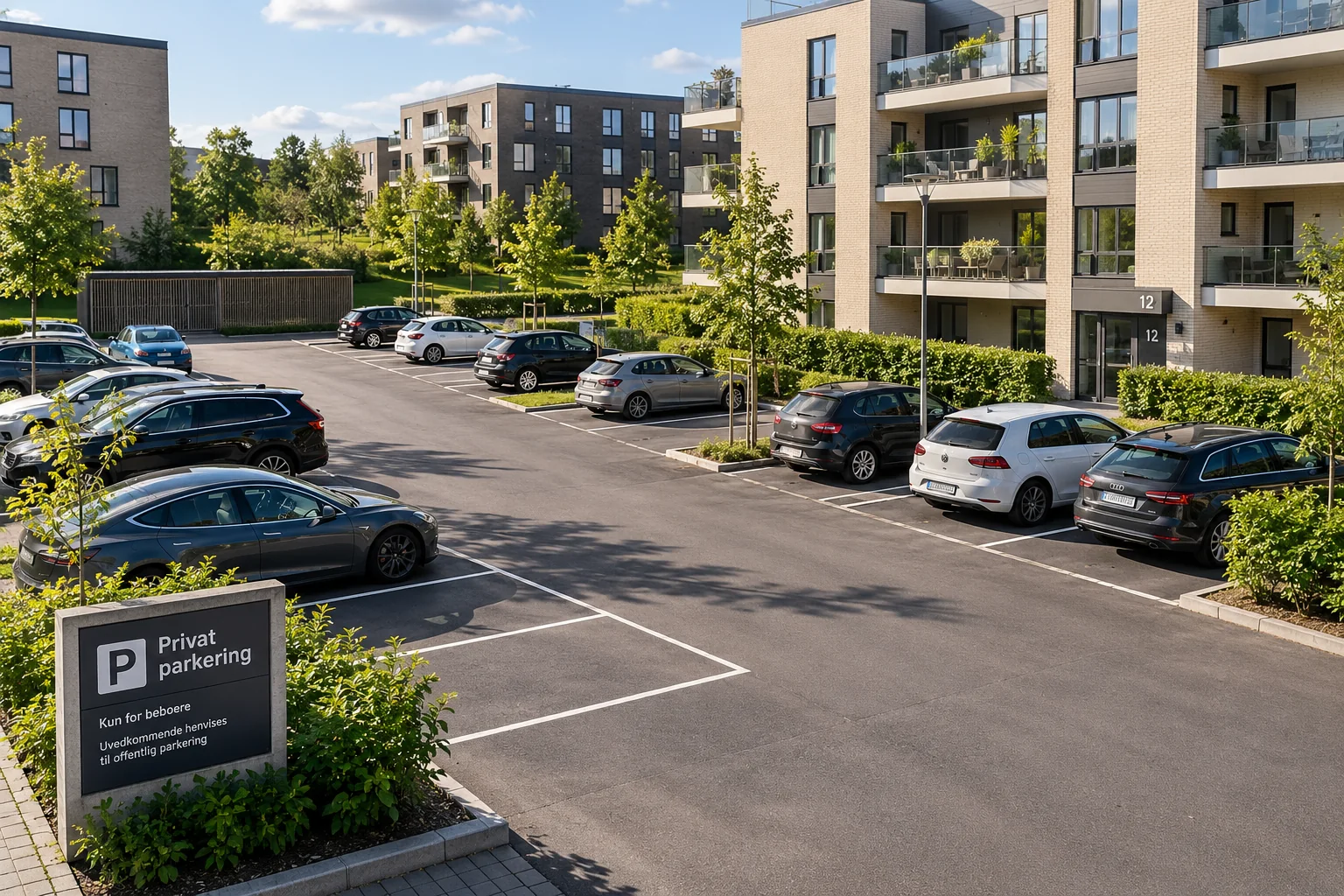 Parkeringskontrol til ejerforening – guide til private parkeringsforhold