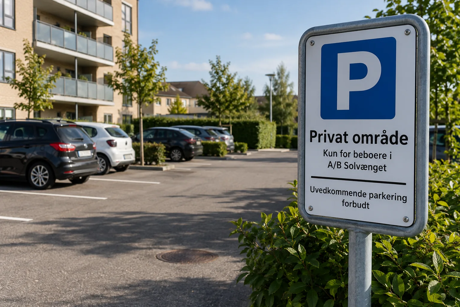 Privat parkering – hvilke regler gælder? – guide til private parkeringsforhold